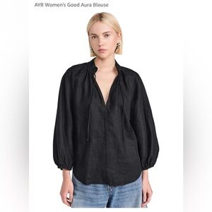 AYR Women's Black Aura Blouse